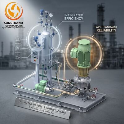 Giá tốt. 37KW Sundyne LMV 322 thay thế máy bơm ly tâm tốc độ cao 4.0MPa trực tuyến