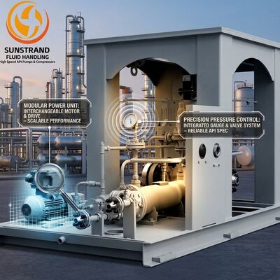 Giá tốt. Máy bơm ly tâm trục đứng API 610 tốc độ cao 74 M3/Hr 400 Gpm Sundyne LMV 341 Thay thế trực tuyến